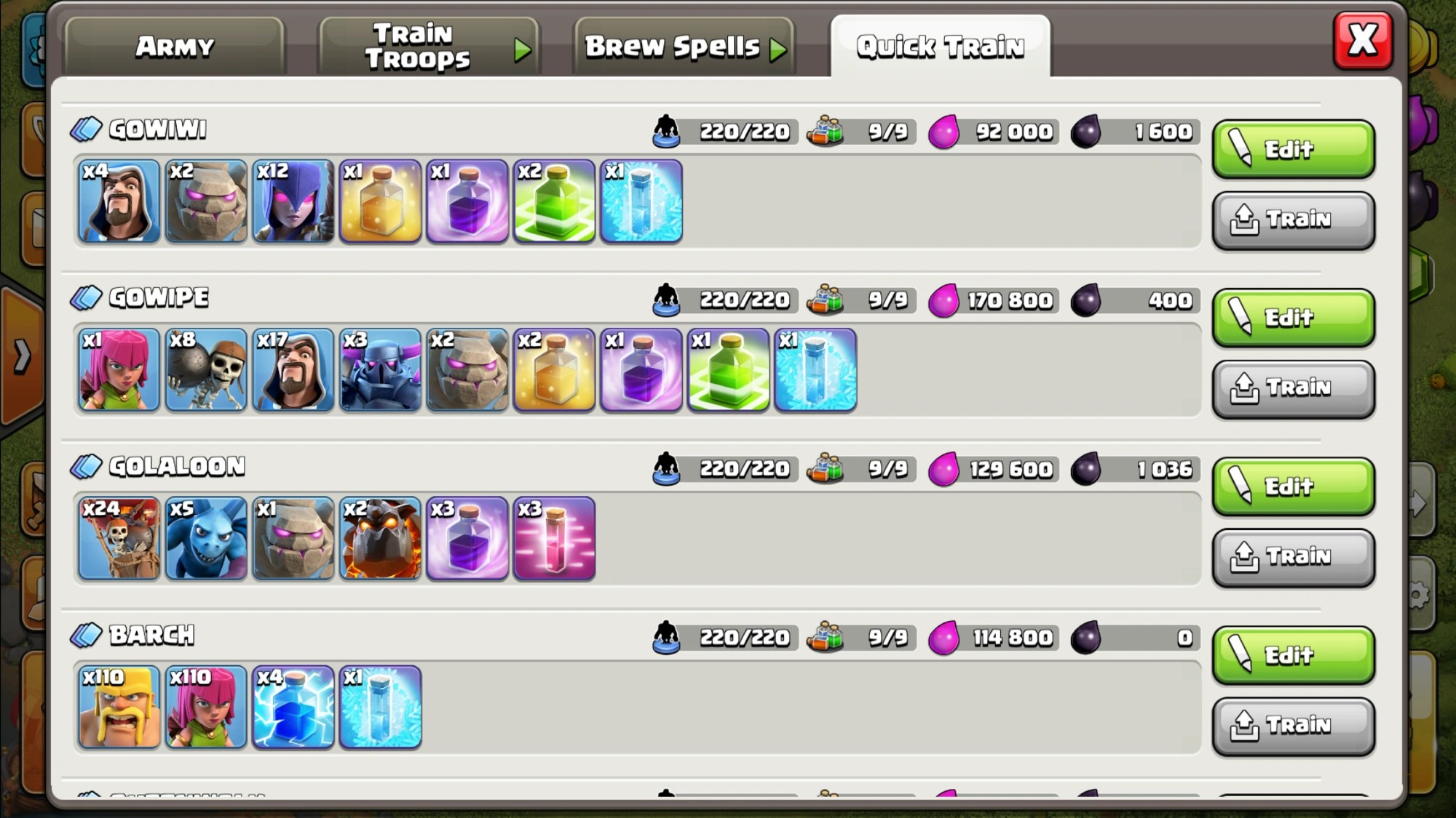 What is the best army composition for TH9 pls help ! Fandom