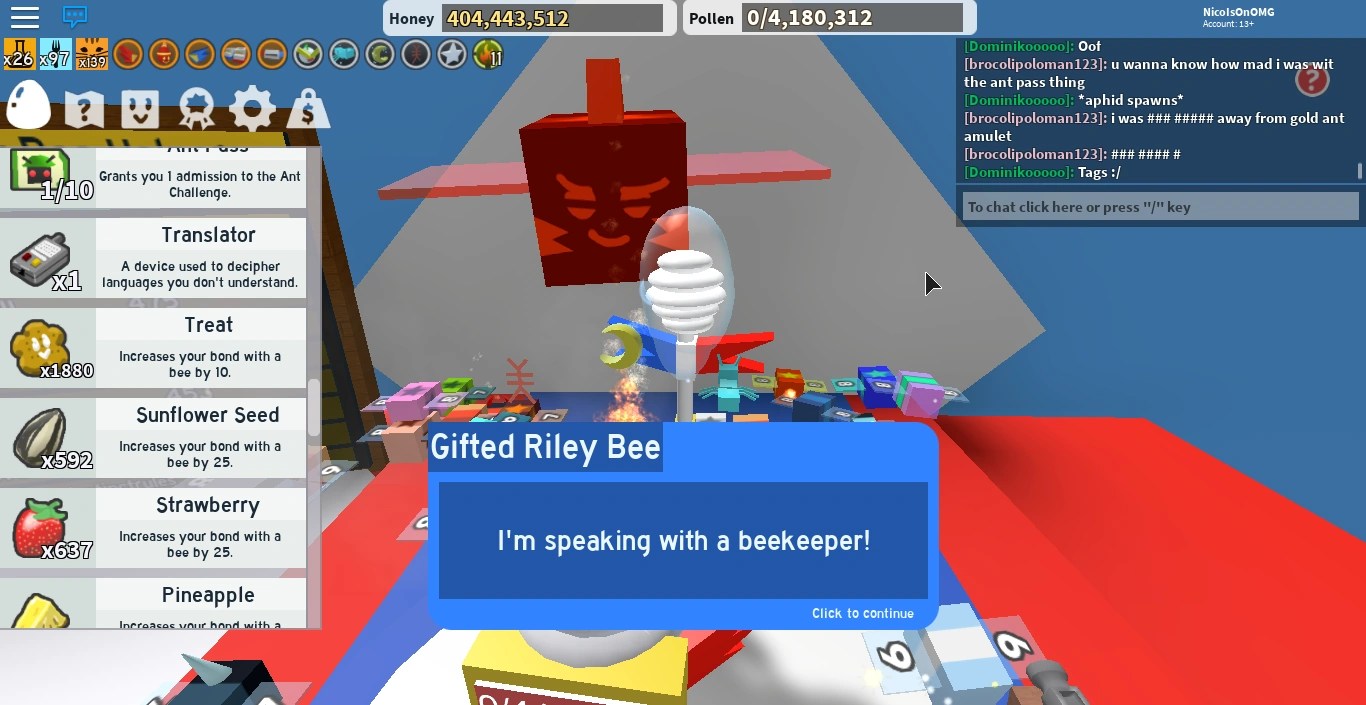 Roblox Bee Swarm Simulator Where To Get Translator Roblox Button