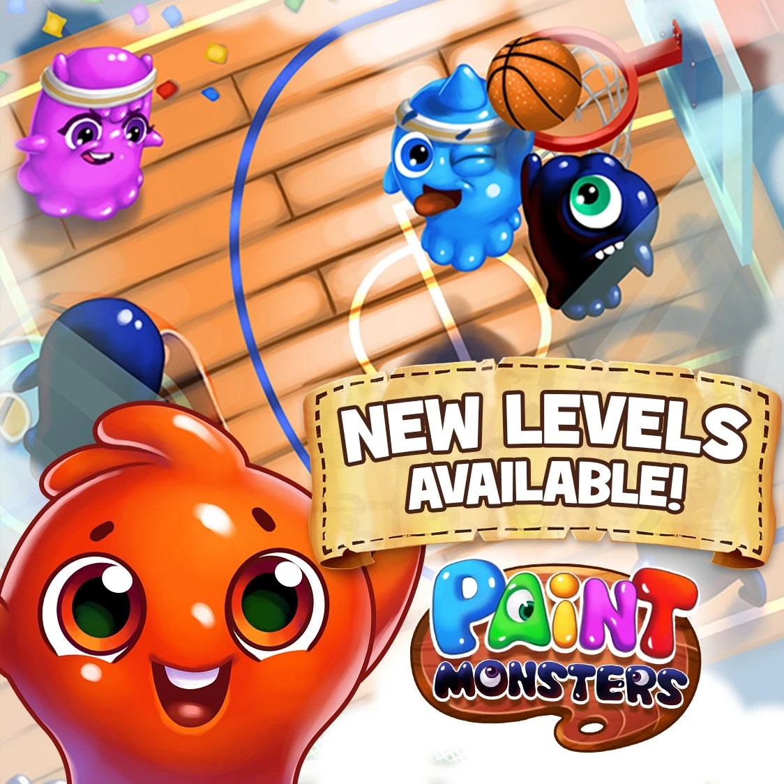 A mixels rip off app I found made by Jam City/SGN called paint monsters