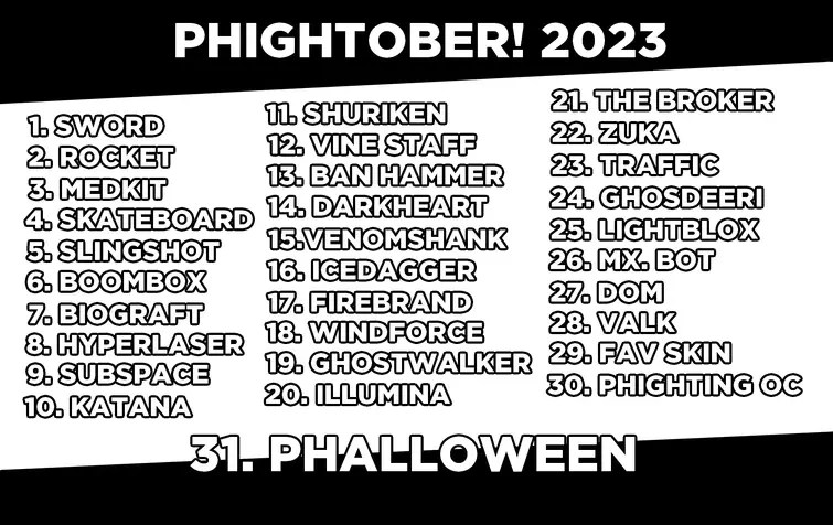 what is phightober 👁️👁️ | Fandom