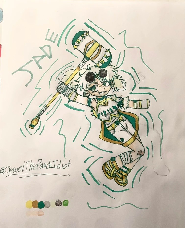 Drawing Jade Then > Now Fandom