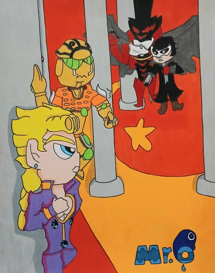 Joker vs Giorno Fan Art 2.0! Fandom