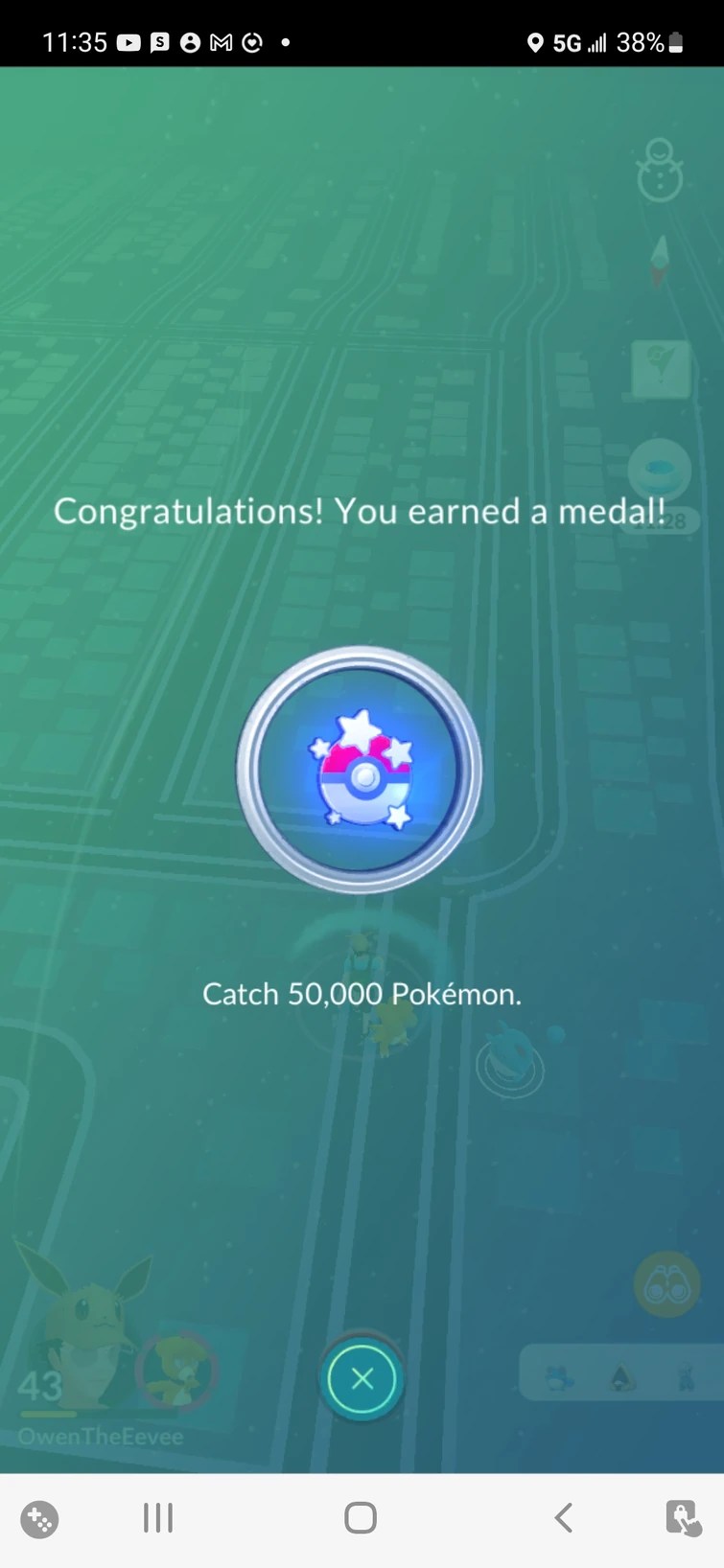 Finally caught 50,000 Pokémon! Fandom
