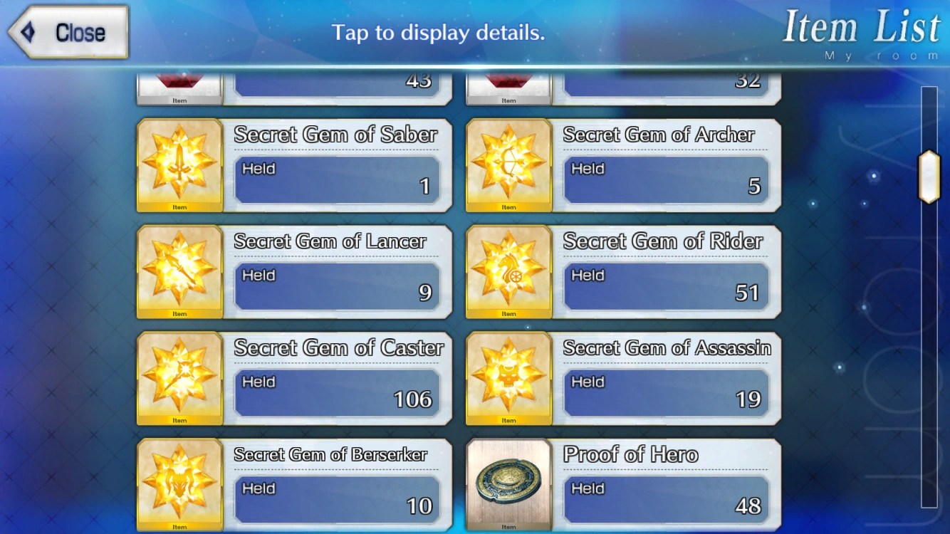 These goddamn caster gems (and QP but that's not problematic) Fandom