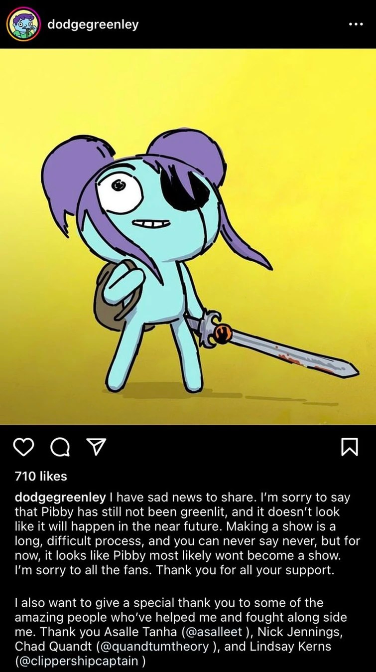 Pibby got cancelled. Fandom