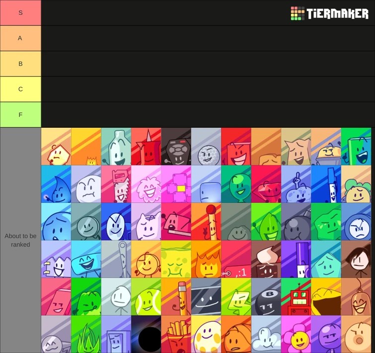 Bfb Tier list ranked by the fandom Fandom