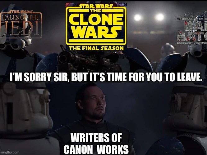 I'm sorry sir, but it's time for you to leave. Fandom