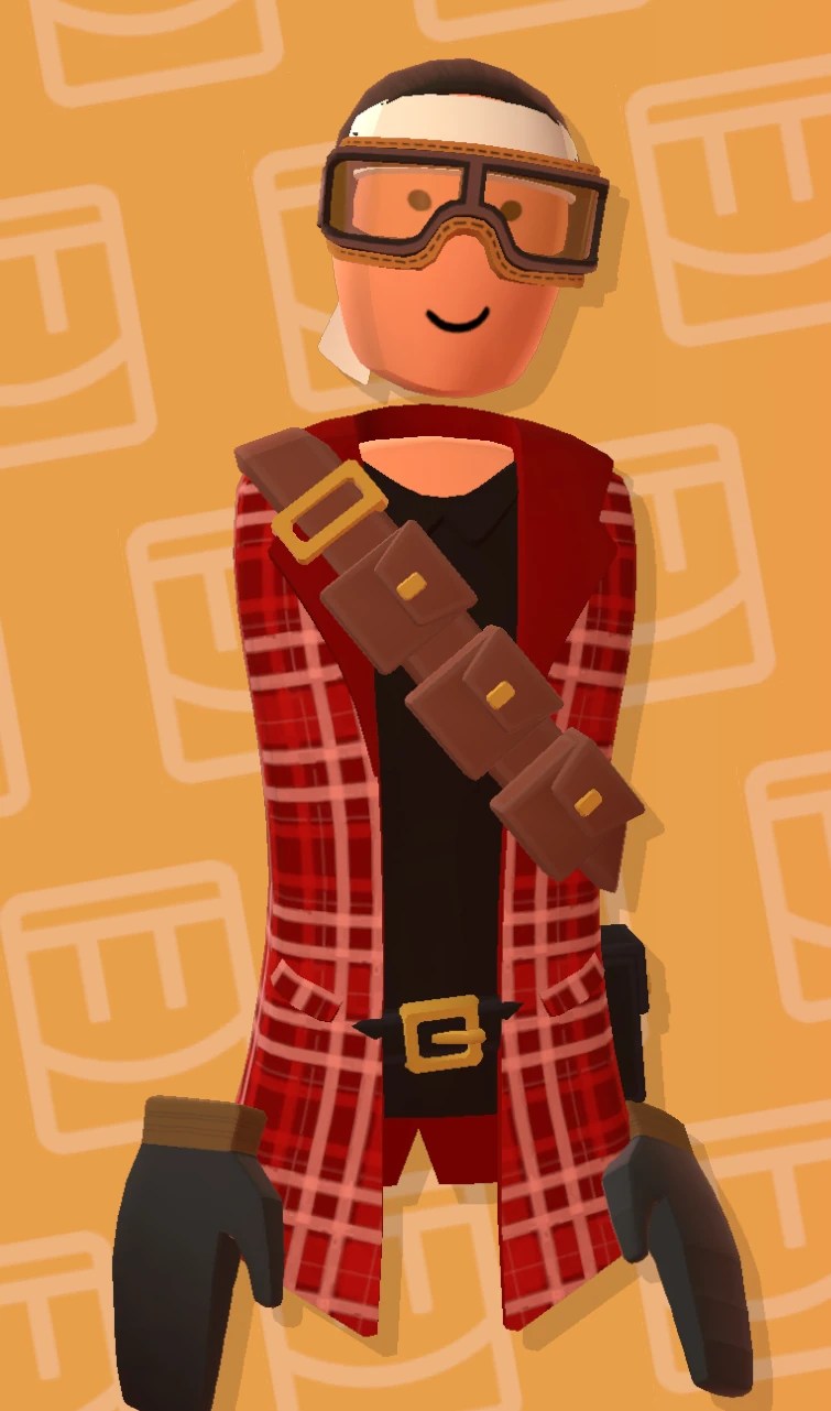 I tryed to build my rec room character in hero Fandom
