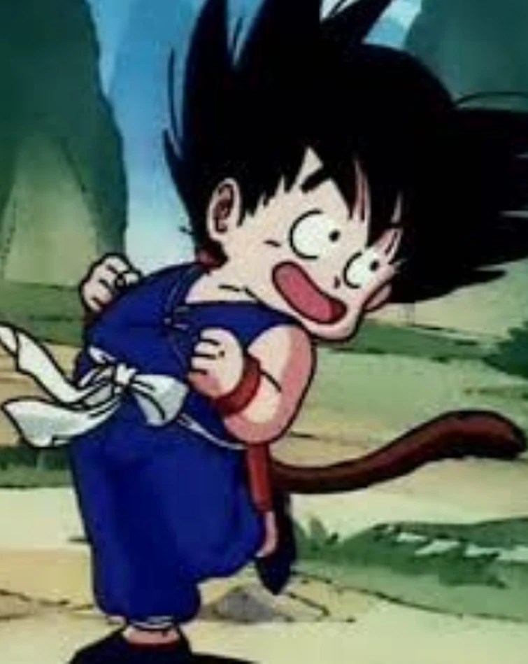 Why does goku wear the blue gi at the end of z? Fandom