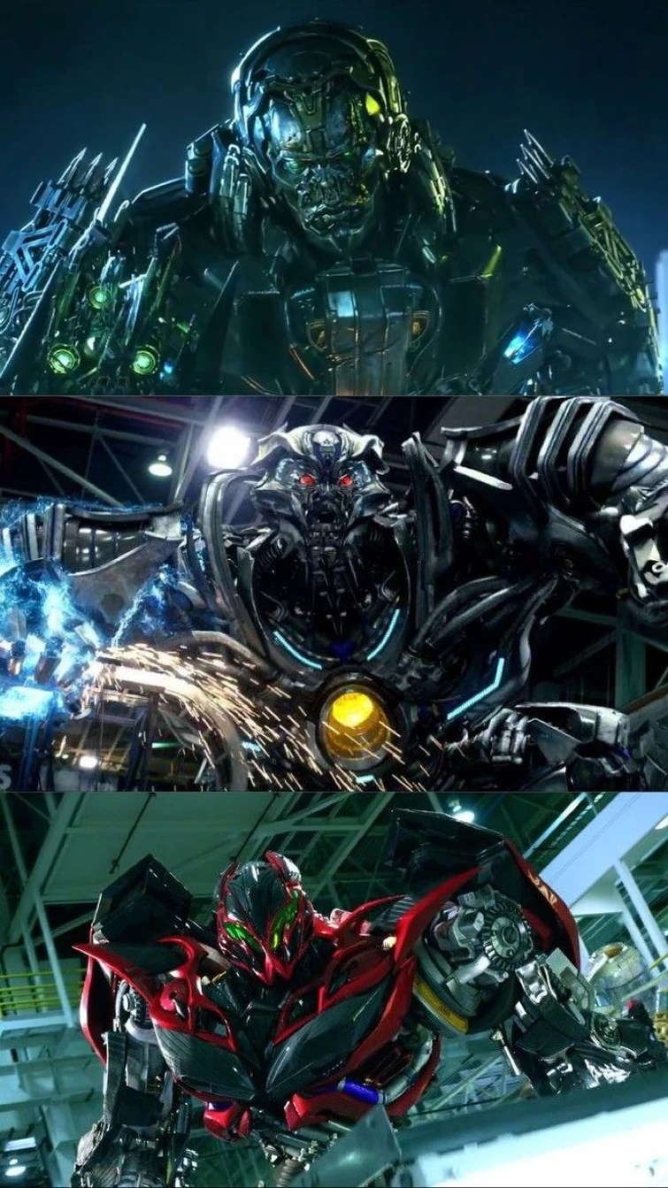 Decepticons (AOE) Lockdown, Galvatron, and Stinger. Fandom