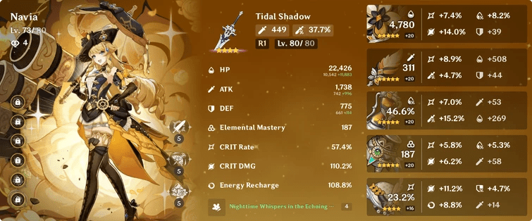 How&rsquo;s the Navia build? | Fandom