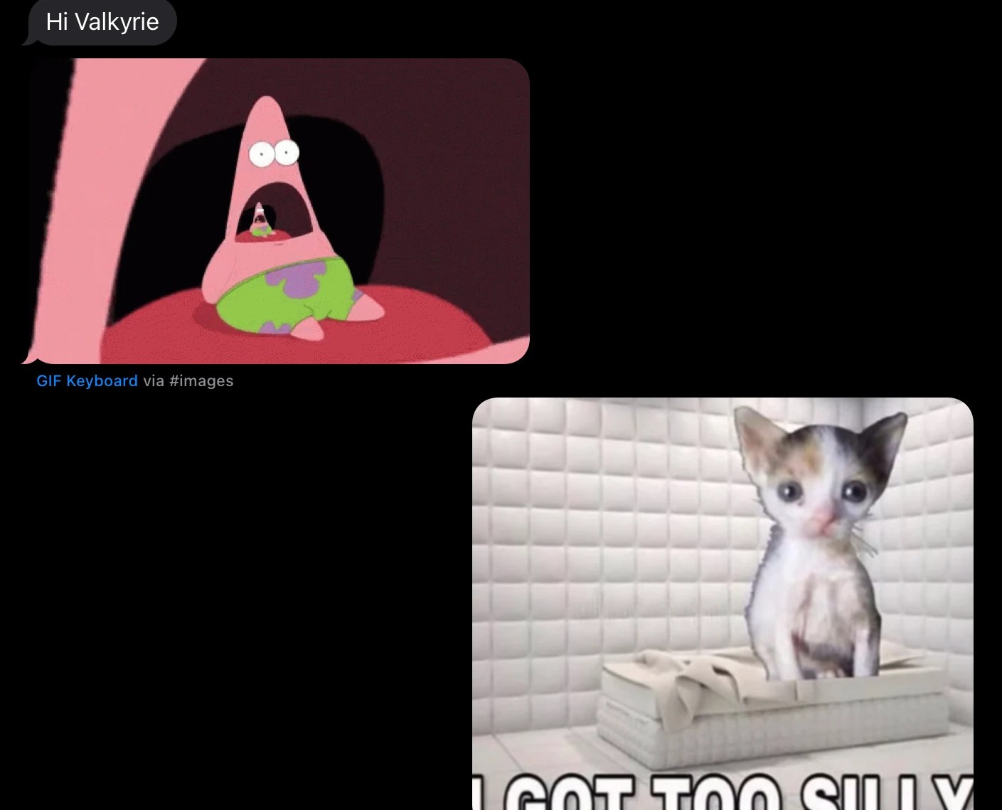 people with this type of humor/people who send gifs make me want to