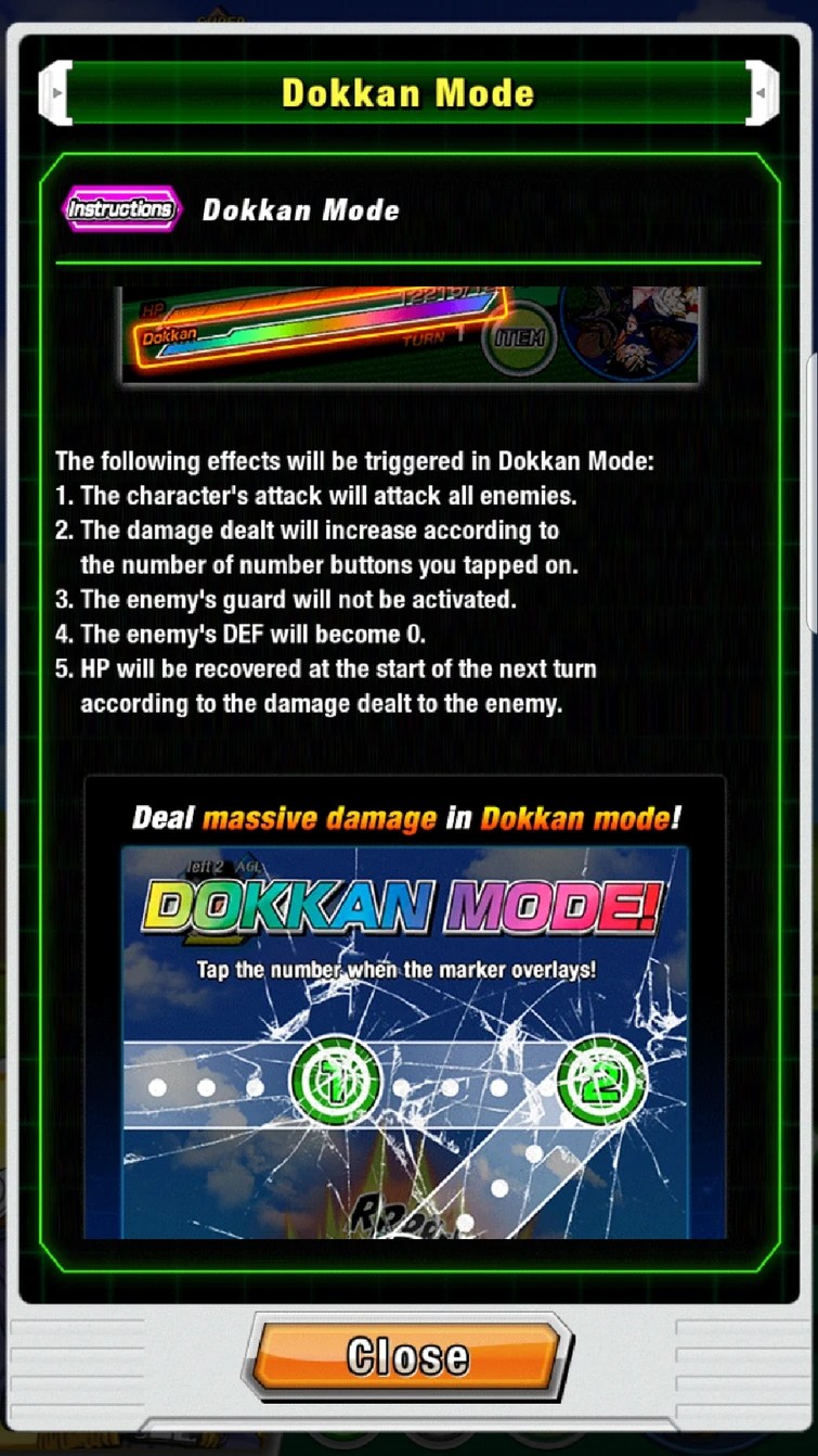 how does the dokkan attack work exactly? how does it effect damage Fandom