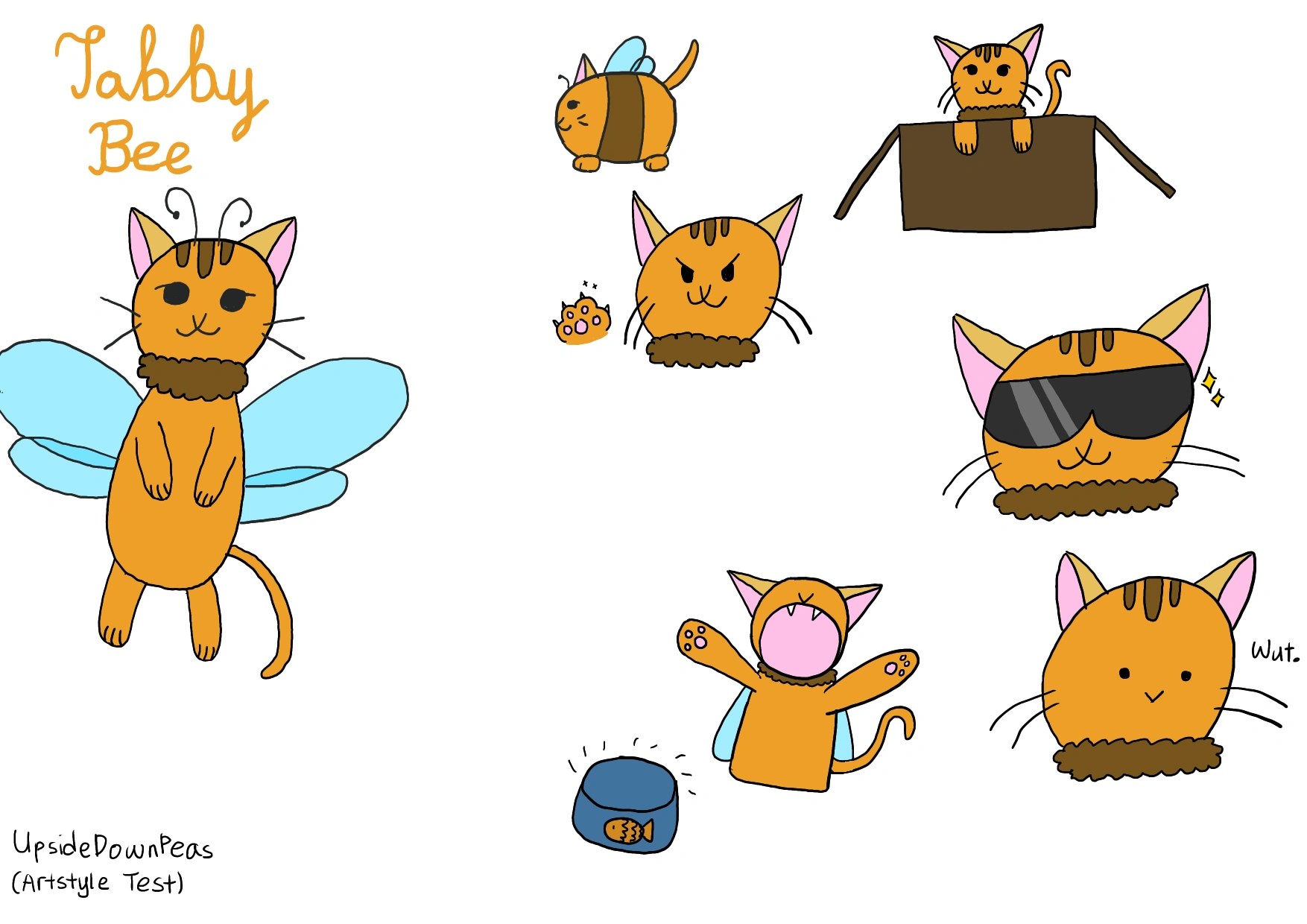 Some Tabby Bee doodles Fandom