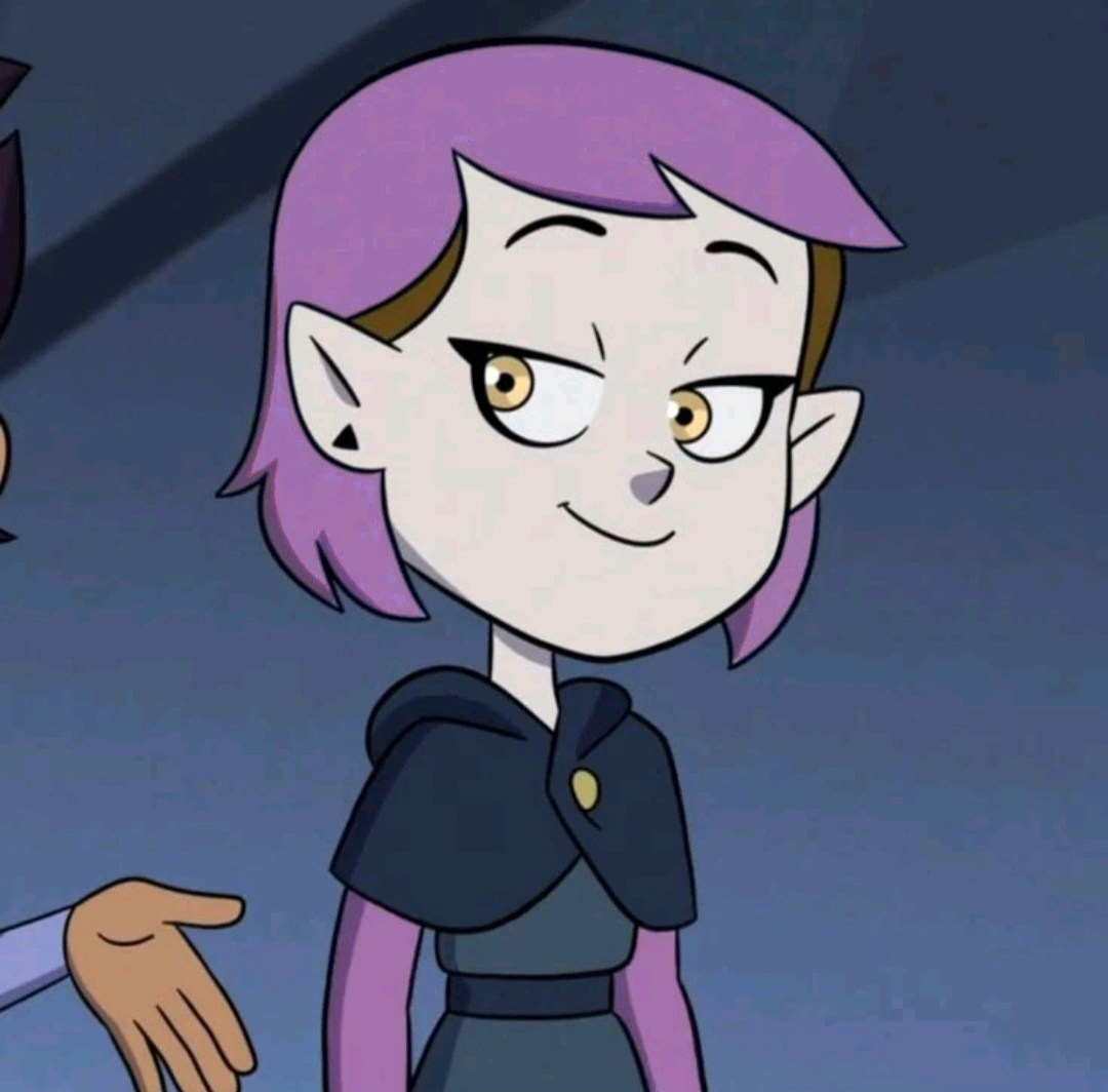 Amity except her hair is ACTUALLY the color of the Abomination track