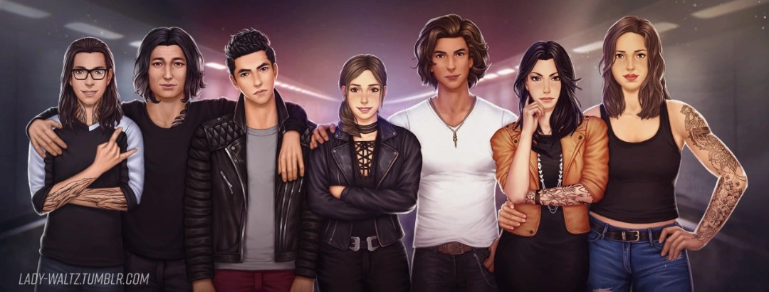 A wholee bunch of RideorDie FanArt/Edits Part 2. ? (All LIs, MC & her dad, Jason, Kaneko, +Ash
