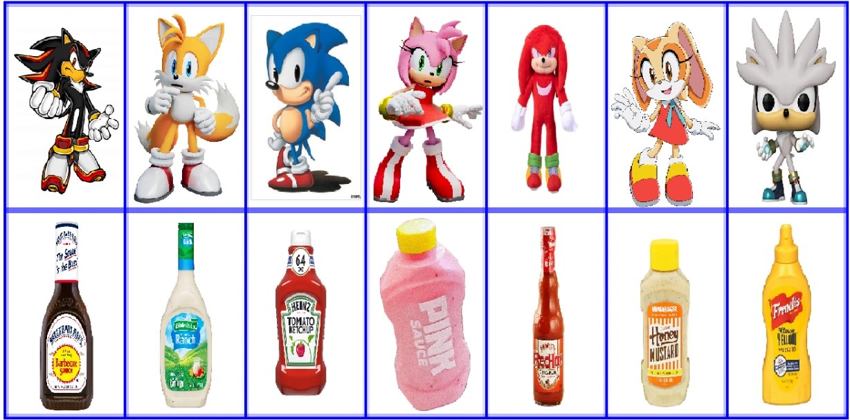 sonic characters as sauce Fandom