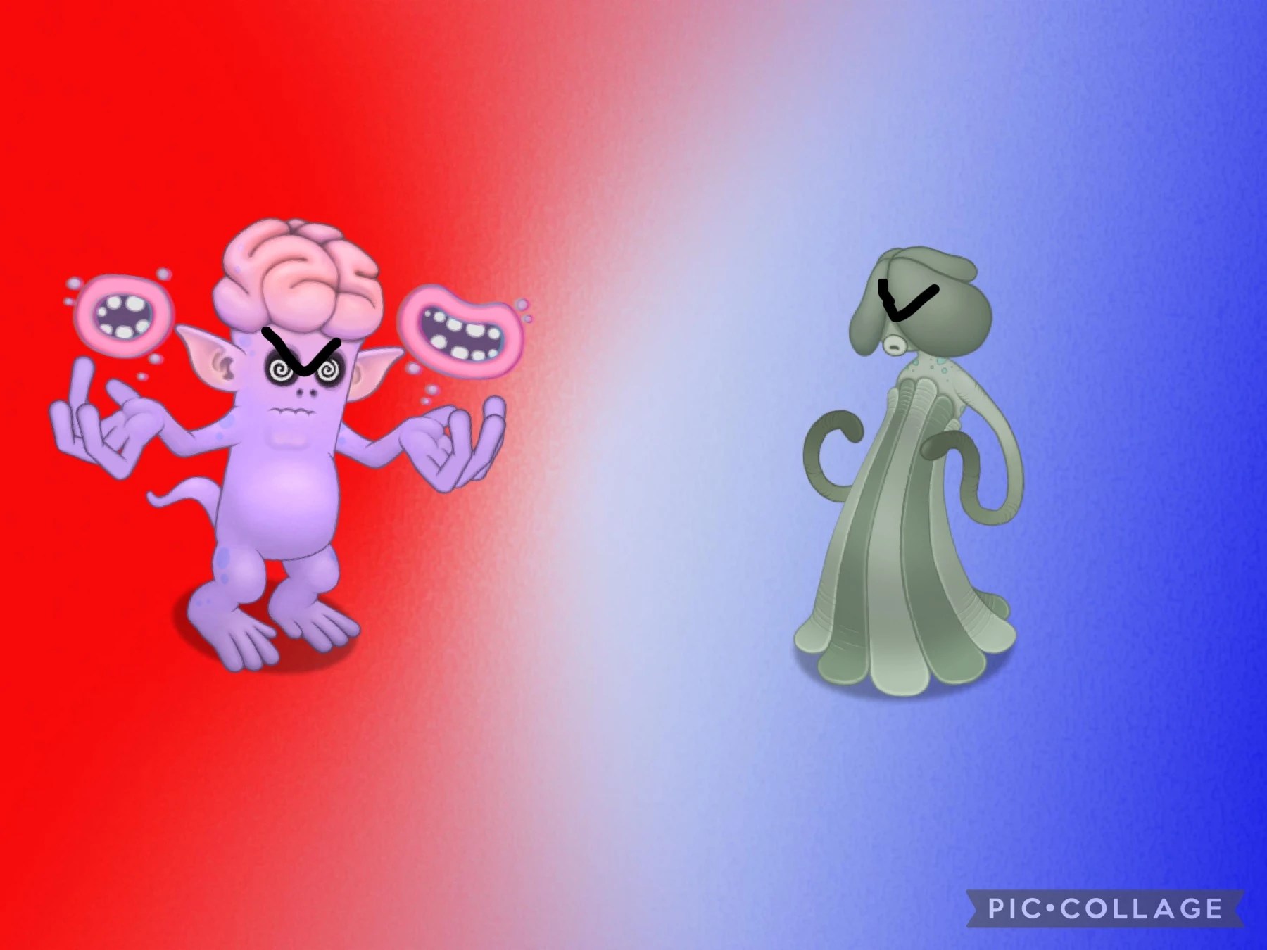 Psychic Island and Light Island fighting over who gets the cool looking