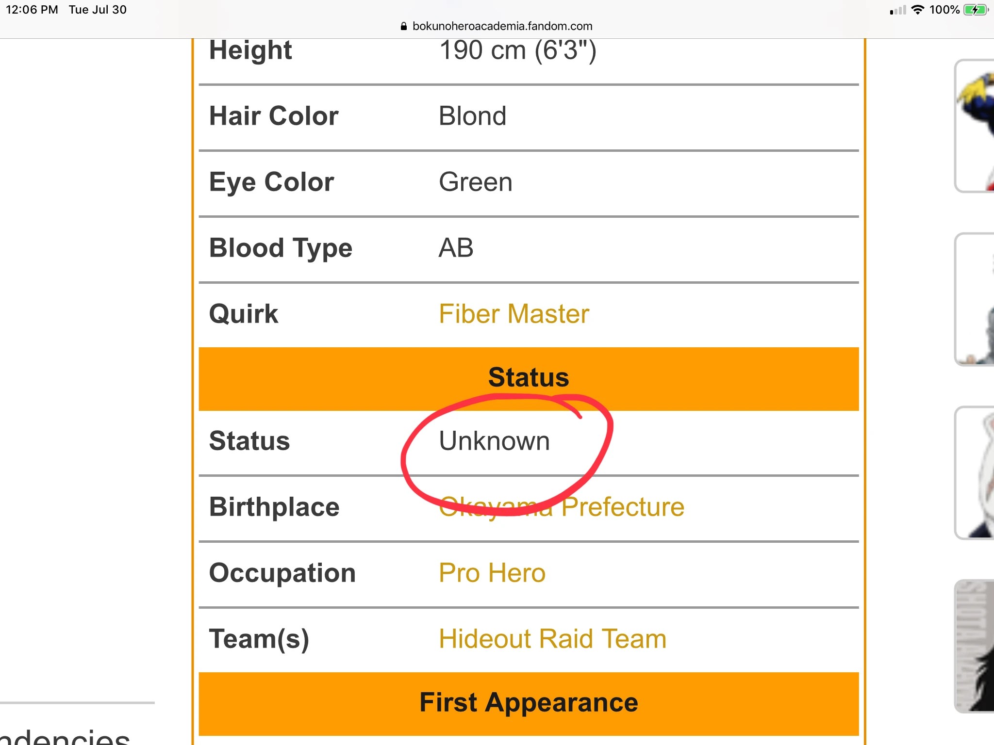 Some of the evidence that Hawks killed Best Jeanist Fandom