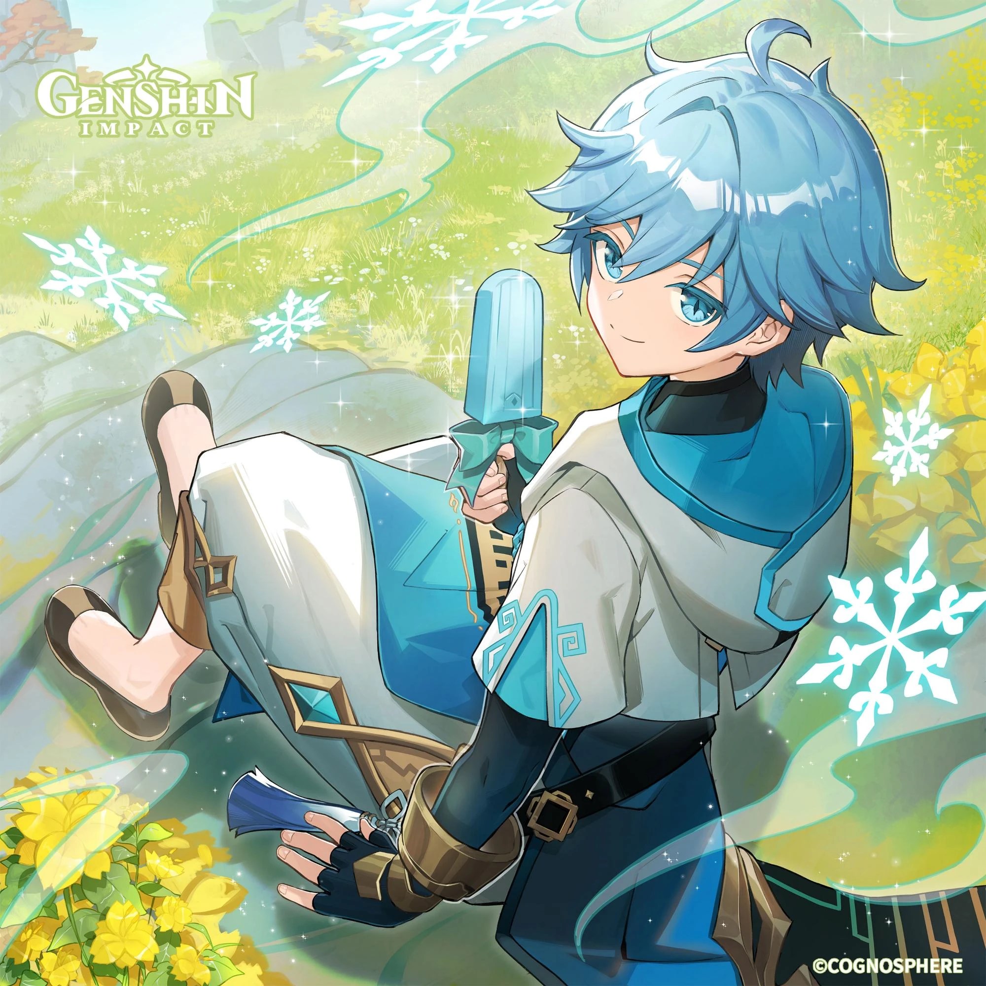 Chongyun's official birthday art! Fandom