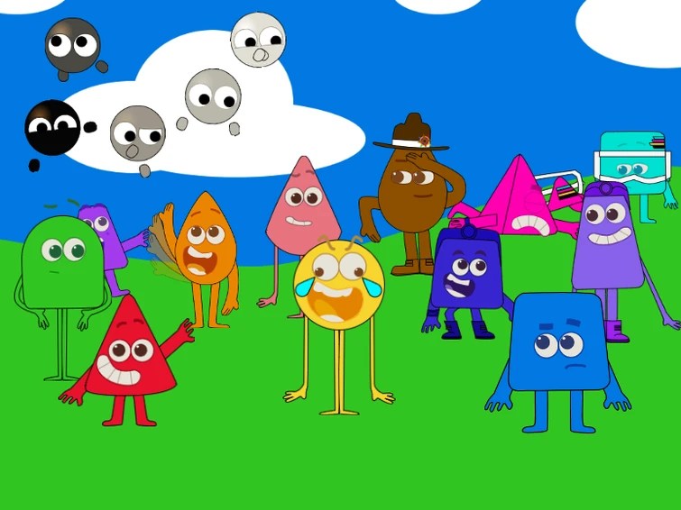 Colourblocks art Fandom