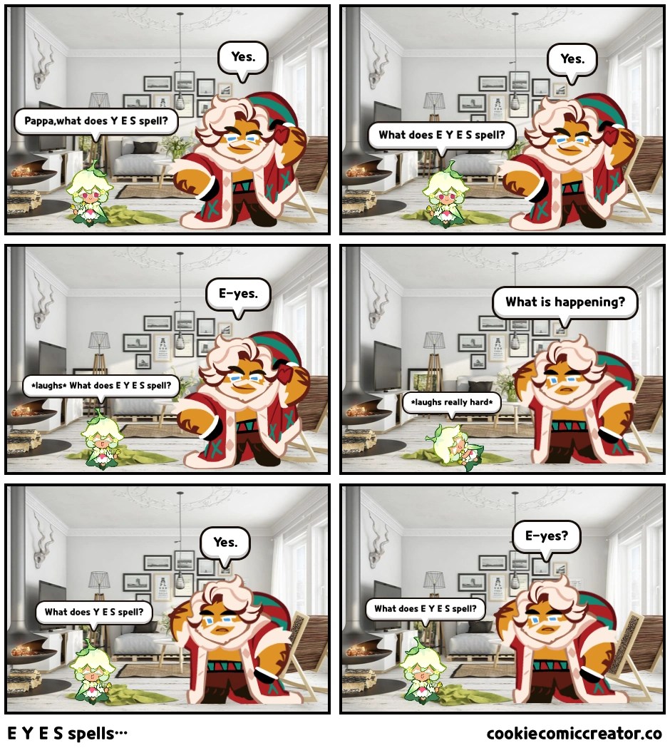 E Y E S spells… Fandom