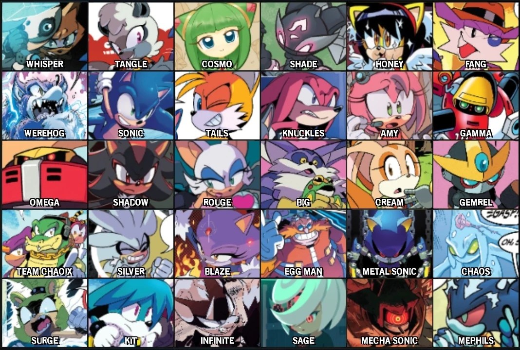 Sonic fighting game roster Fandom