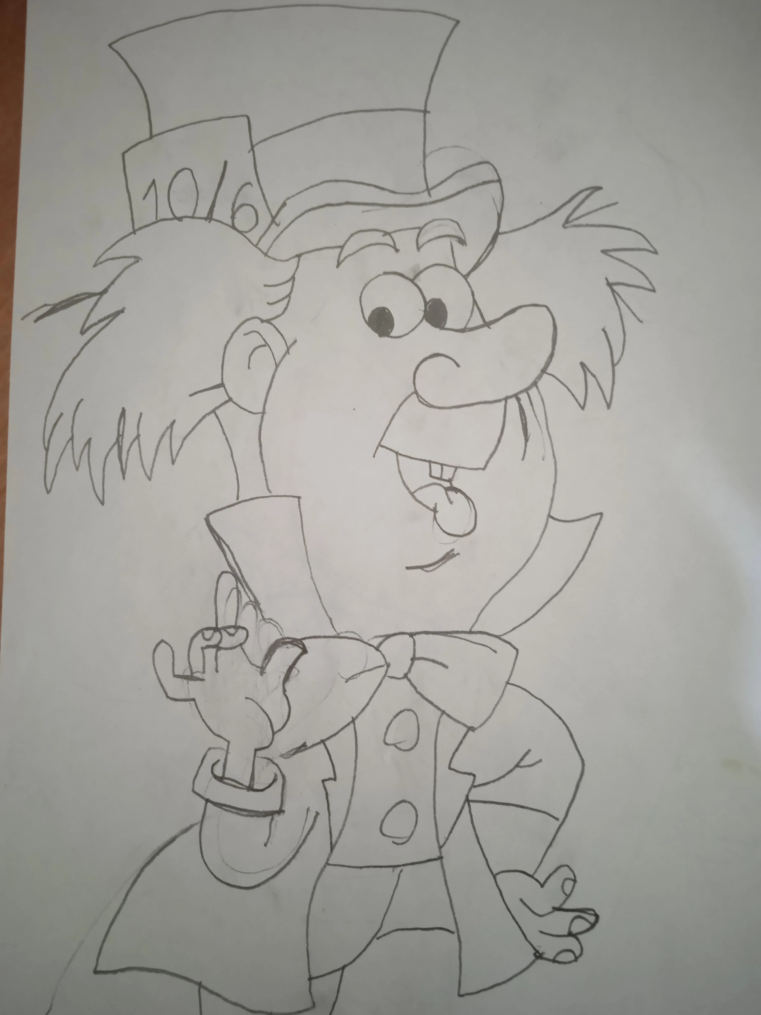 My drawing of the Mad Hatter Fandom