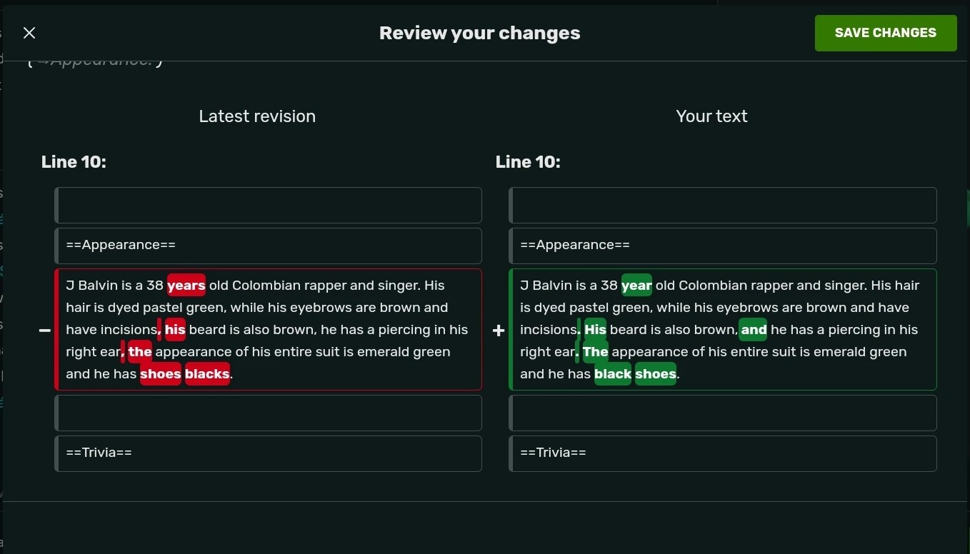 Fix your grammar guys...🤦‍♂️ Fandom