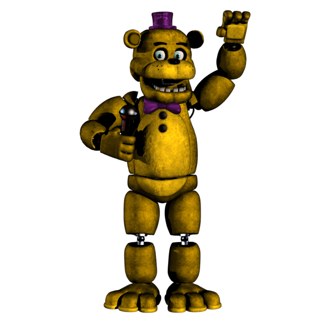 All animatronics of Five Nights at Freddy's cronological timeline (from
