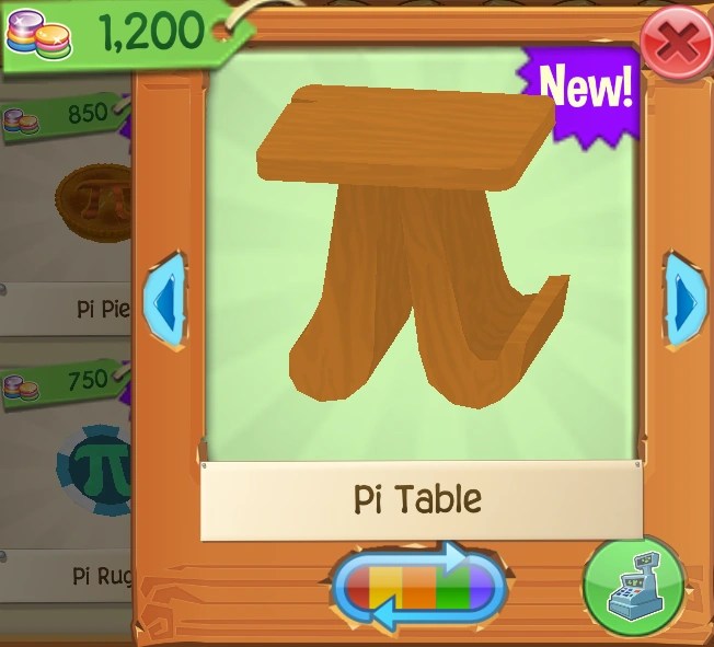 Pi Table Animal Jam Wiki Fandom