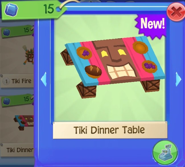 Tiki Dinner Table Animal Jam Wiki Fandom