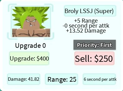All star tower defense codes (working). Legendary Borul Broly Lssj Super Roblox All Star Tower Defense Wiki Fandom