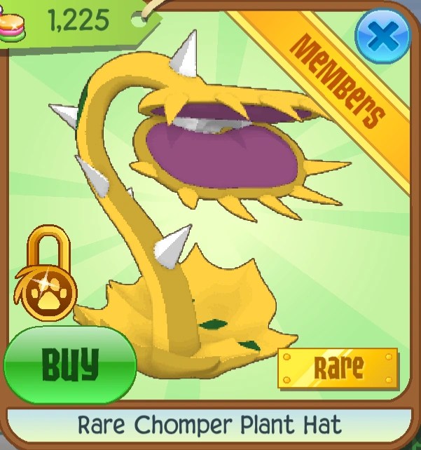 Rare Chomper Plant Hat Animal Jam Classic Wiki Fandom