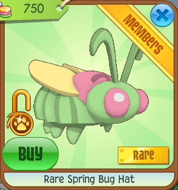 Rare Spring Bug Hat Animal Jam Classic Wiki Fandom