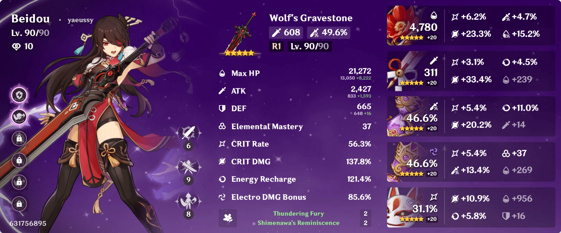 rate my beidou build (wip) Fandom