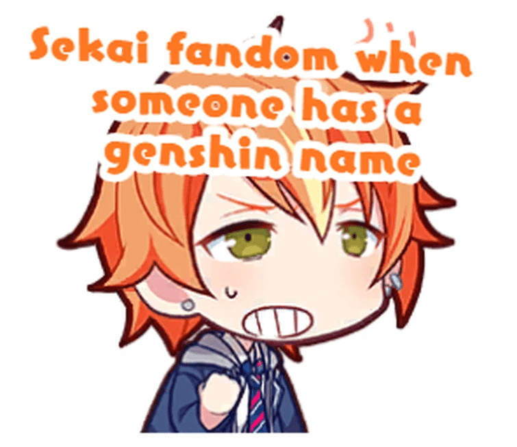 Project sekai fandom portrayed by stickers, part 1 Fandom