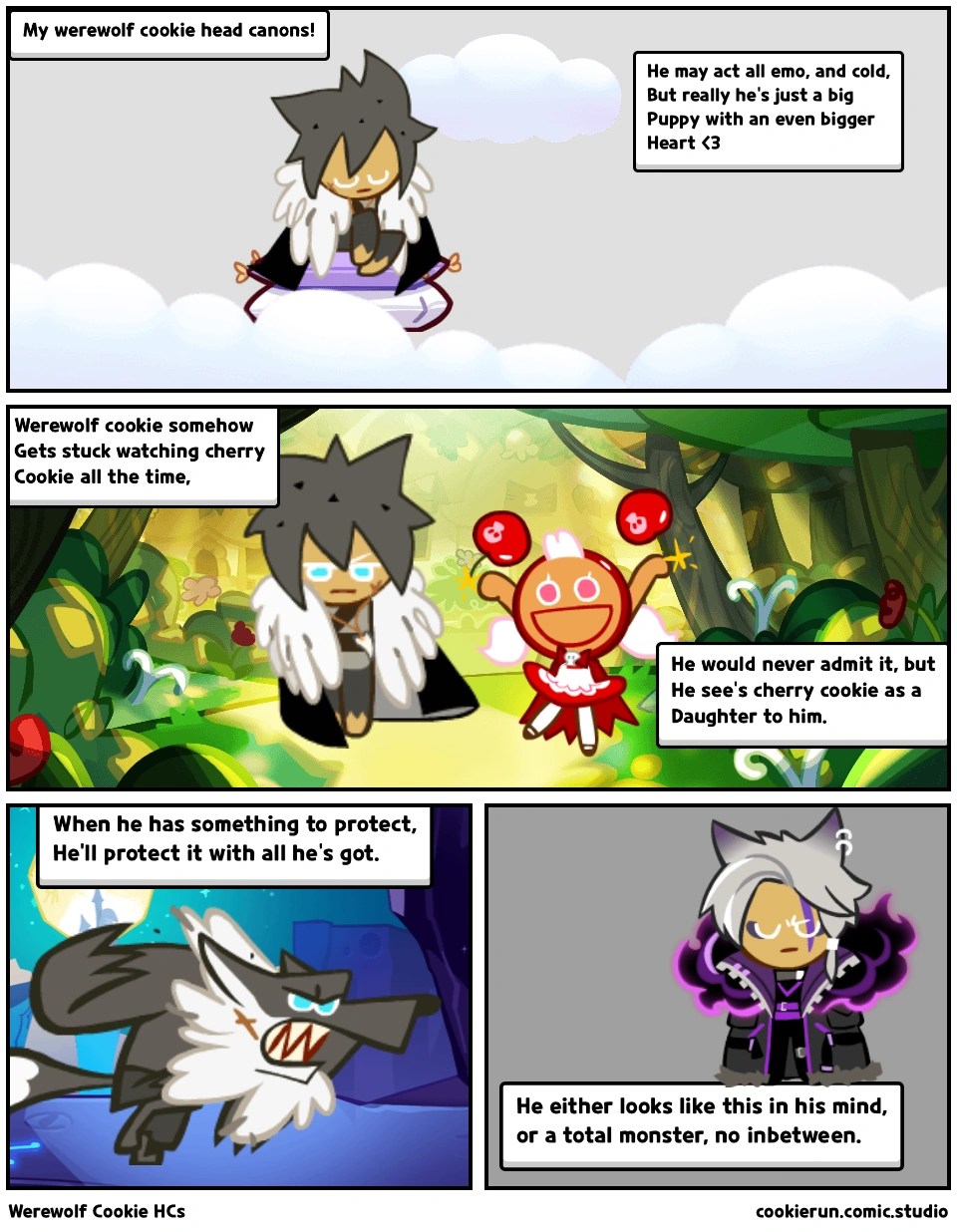 My Werewolf Cookie HCs! Fandom