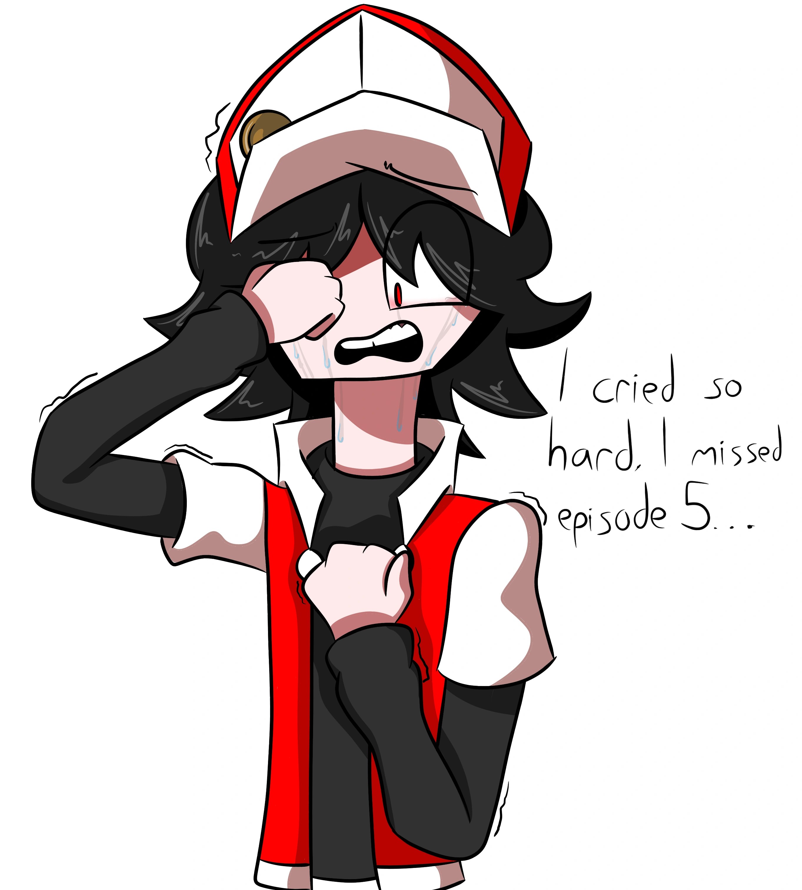 (Ft. Glitchy Red) When you cry so hard you miss Episode 5 Fandom