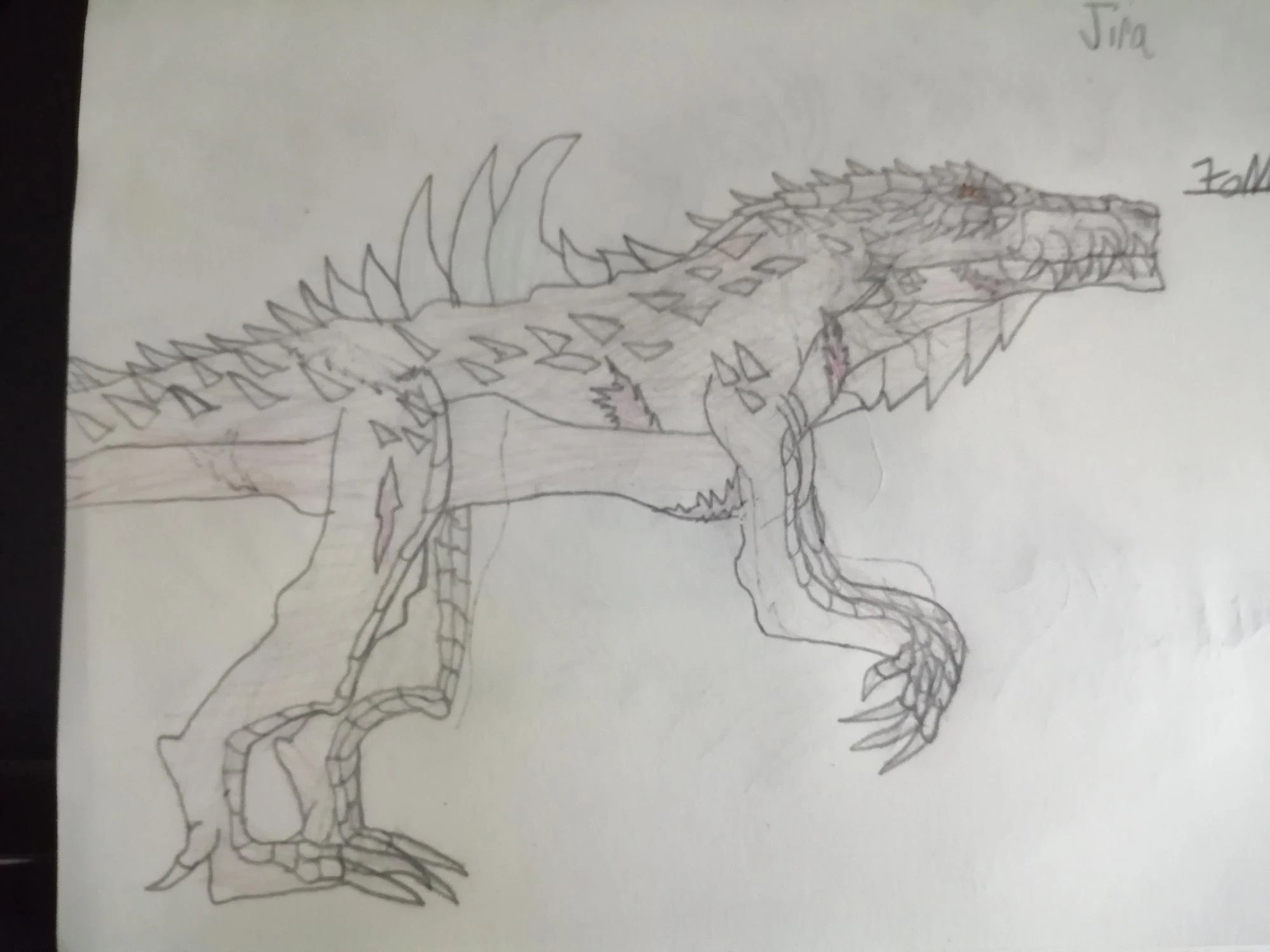 My zilla drawing Fandom