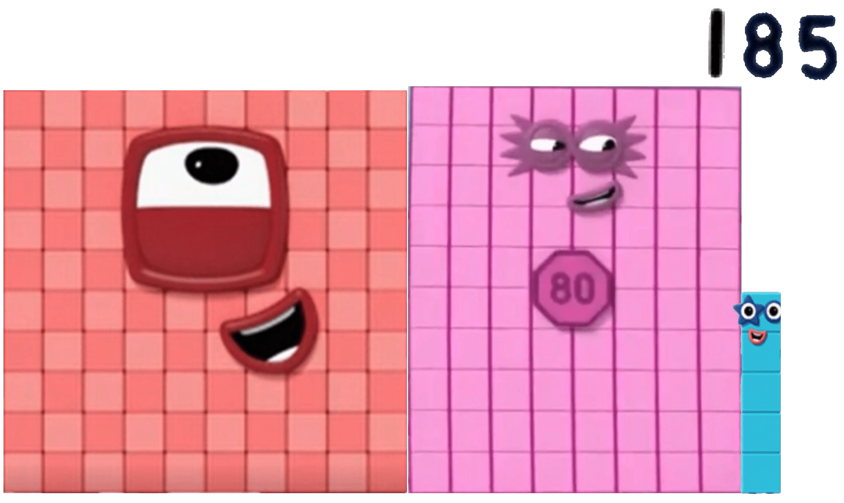 Number Blocks 5 Face