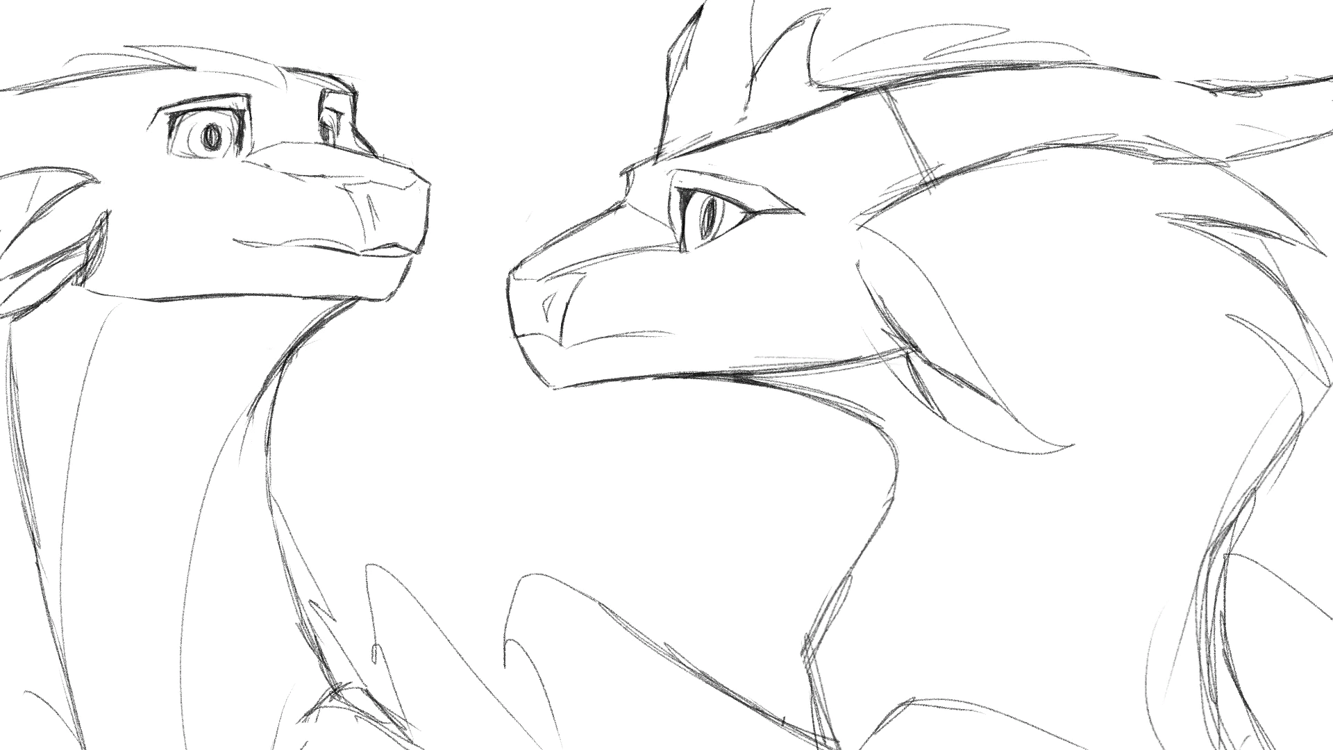 Smol storyboard for a part of my part in The Last Vision Wings of Fire