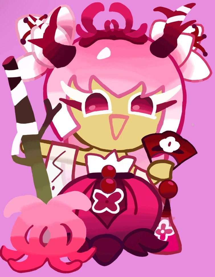 Cherry Blossom Cookie’s Red Equinox costume from OvenBreak into Kingdom