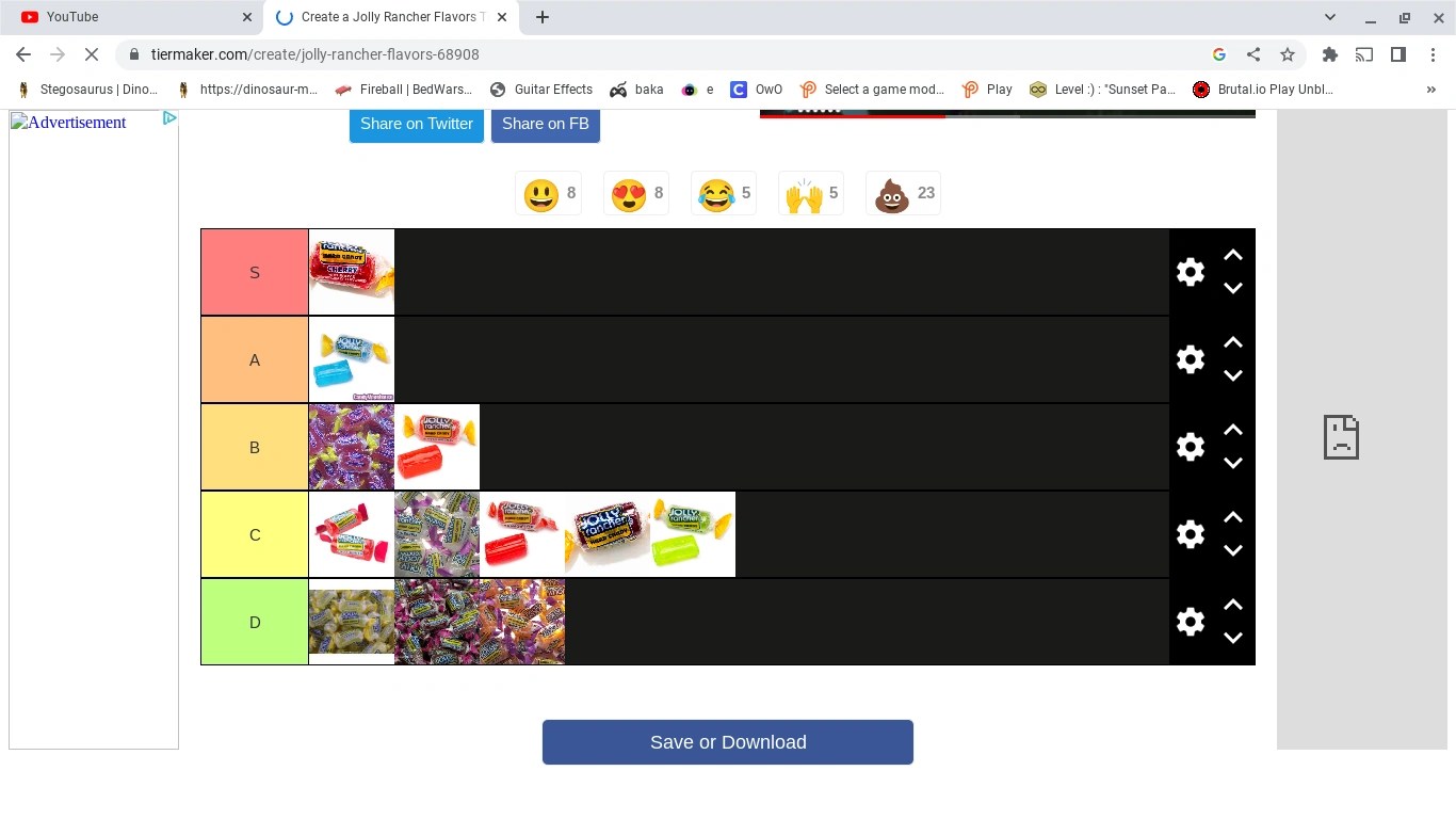 jolly rancher tier list Fandom