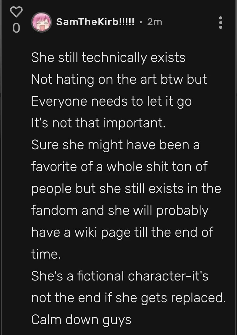 Here me out. Finally someone said it. Fandom