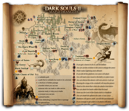 Dark Souls Road Map Category:dark Souls Ii: Locations | Dark Souls Wiki | Fandom