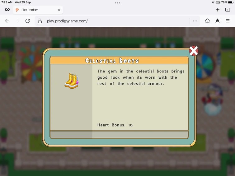 Celestial armor prodigy