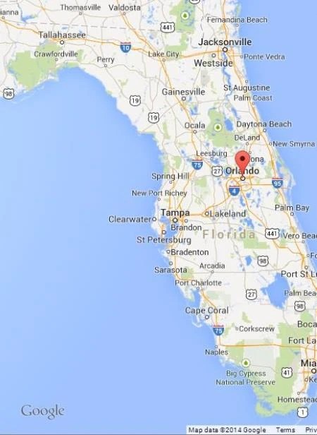 Map Of Orlando Area Orlando, Florida | Disney Parks Wiki | Fandom