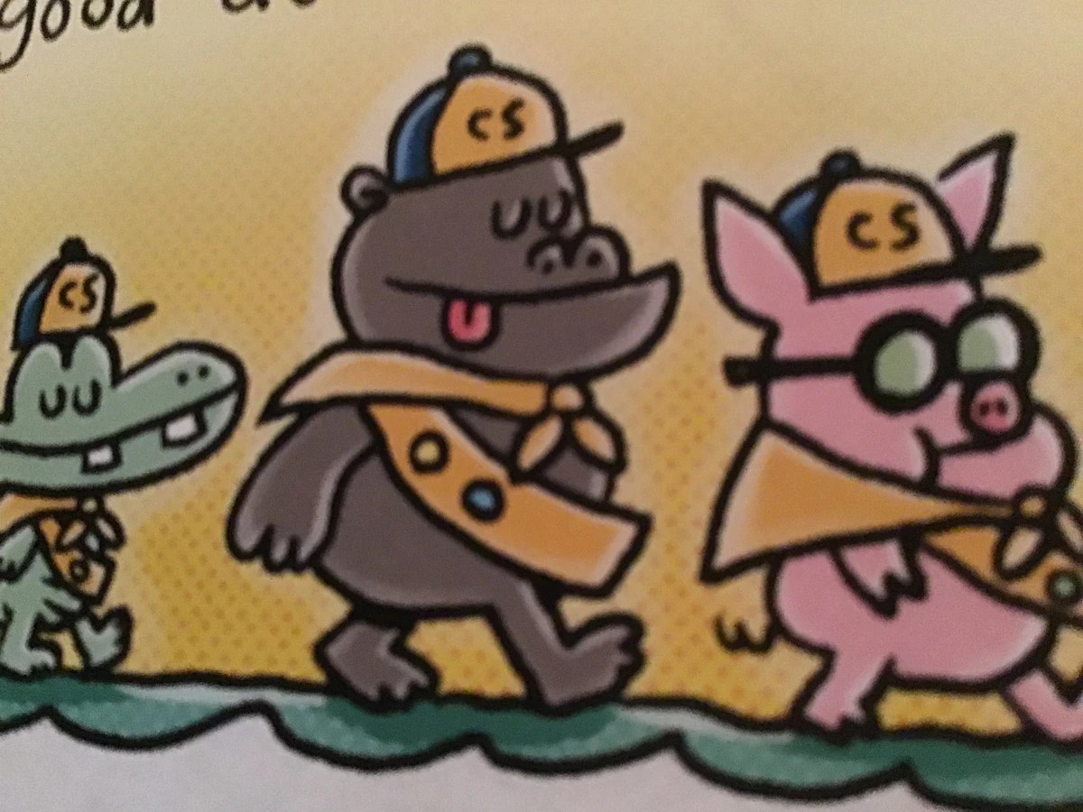 dog man wiki fandom | Griffin Party Dock
