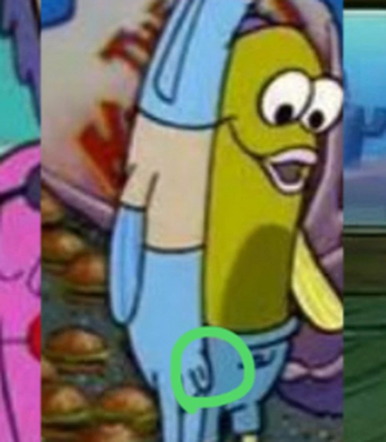 SpongeBob And Patrick's Belly Button Joke By On